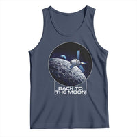 Back To The Moon Tank Top Lunar Mission Astronaut Space Lover