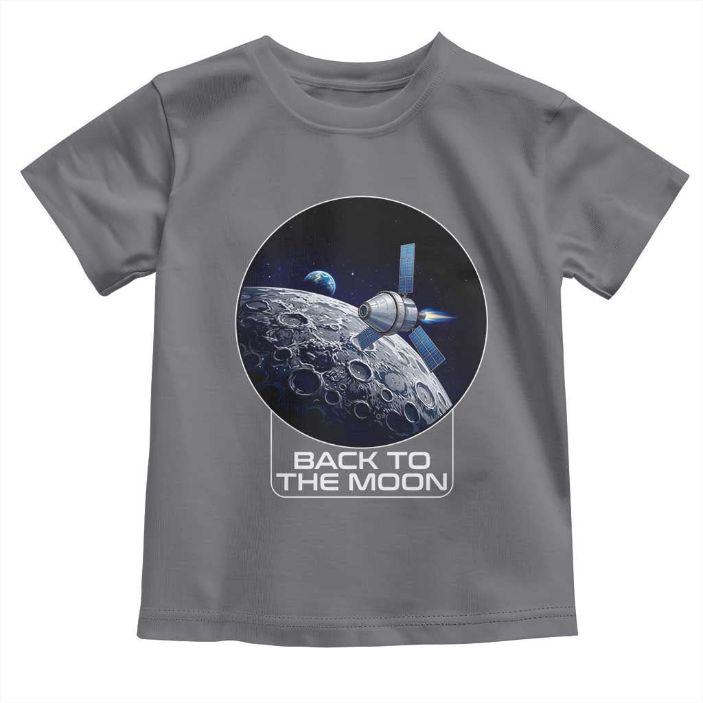 Back To The Moon Toddler T Shirt Lunar Mission Astronaut Space Lover