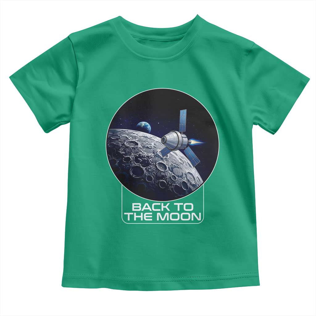 Back To The Moon Toddler T Shirt Lunar Mission Astronaut Space Lover