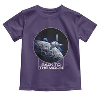 Back To The Moon Toddler T Shirt Lunar Mission Astronaut Space Lover