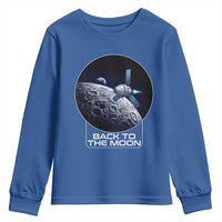 Back To The Moon Youth Sweatshirt Lunar Mission Astronaut Space Lover