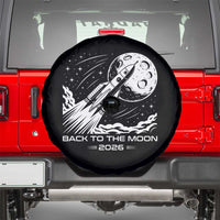 Back To The Moon Spare Tire Cover Space Exploration Moon Journey 2026