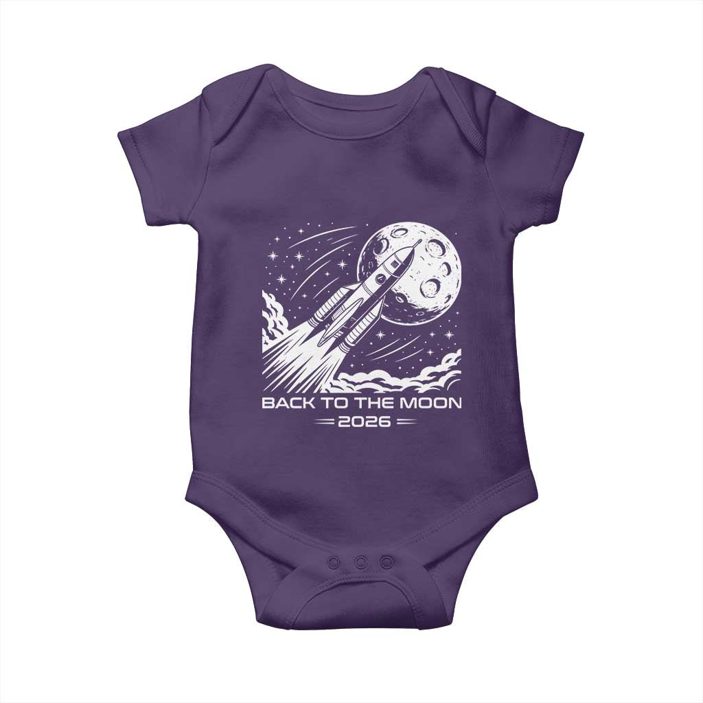 Back To The Moon Baby Onesie Space Exploration Moon Journey 2026