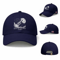 Back To The Moon Baseball Cap Space Exploration Moon Journey 2026
