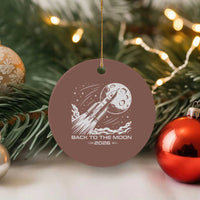 Back To The Moon Ceramic Ornament Space Exploration Moon Journey 2026