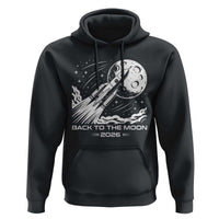 Back To The Moon Hoodie Space Exploration Moon Journey 2026