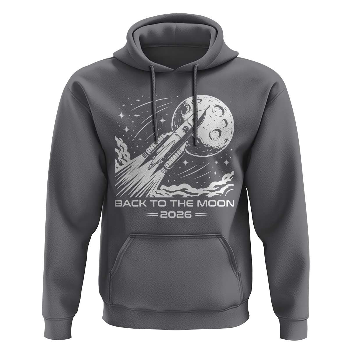 Back To The Moon Hoodie Space Exploration Moon Journey 2026