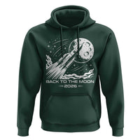 Back To The Moon Hoodie Space Exploration Moon Journey 2026