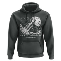 Back To The Moon Hoodie Space Exploration Moon Journey 2026