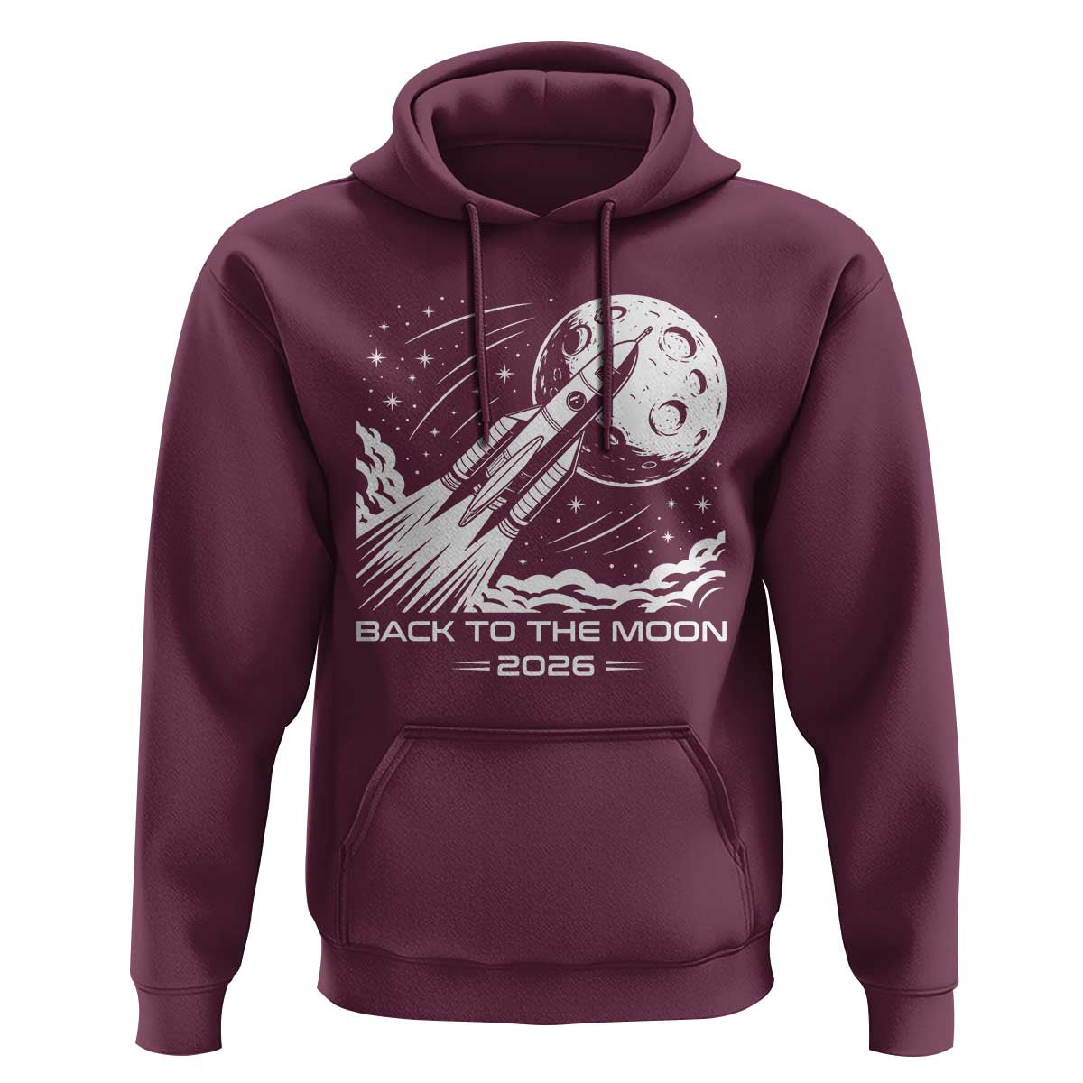 Back To The Moon Hoodie Space Exploration Moon Journey 2026