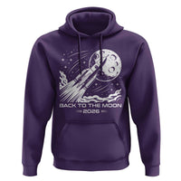 Back To The Moon Hoodie Space Exploration Moon Journey 2026