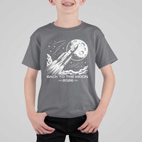 Back To The Moon T Shirt For Kid Space Exploration Moon Journey 2026