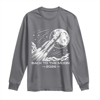 Back To The Moon Long Sleeve Shirt Space Exploration Moon Journey 2026