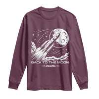 Back To The Moon Long Sleeve Shirt Space Exploration Moon Journey 2026