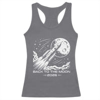 Back To The Moon Racerback Tank Top Space Exploration Moon Journey 2026