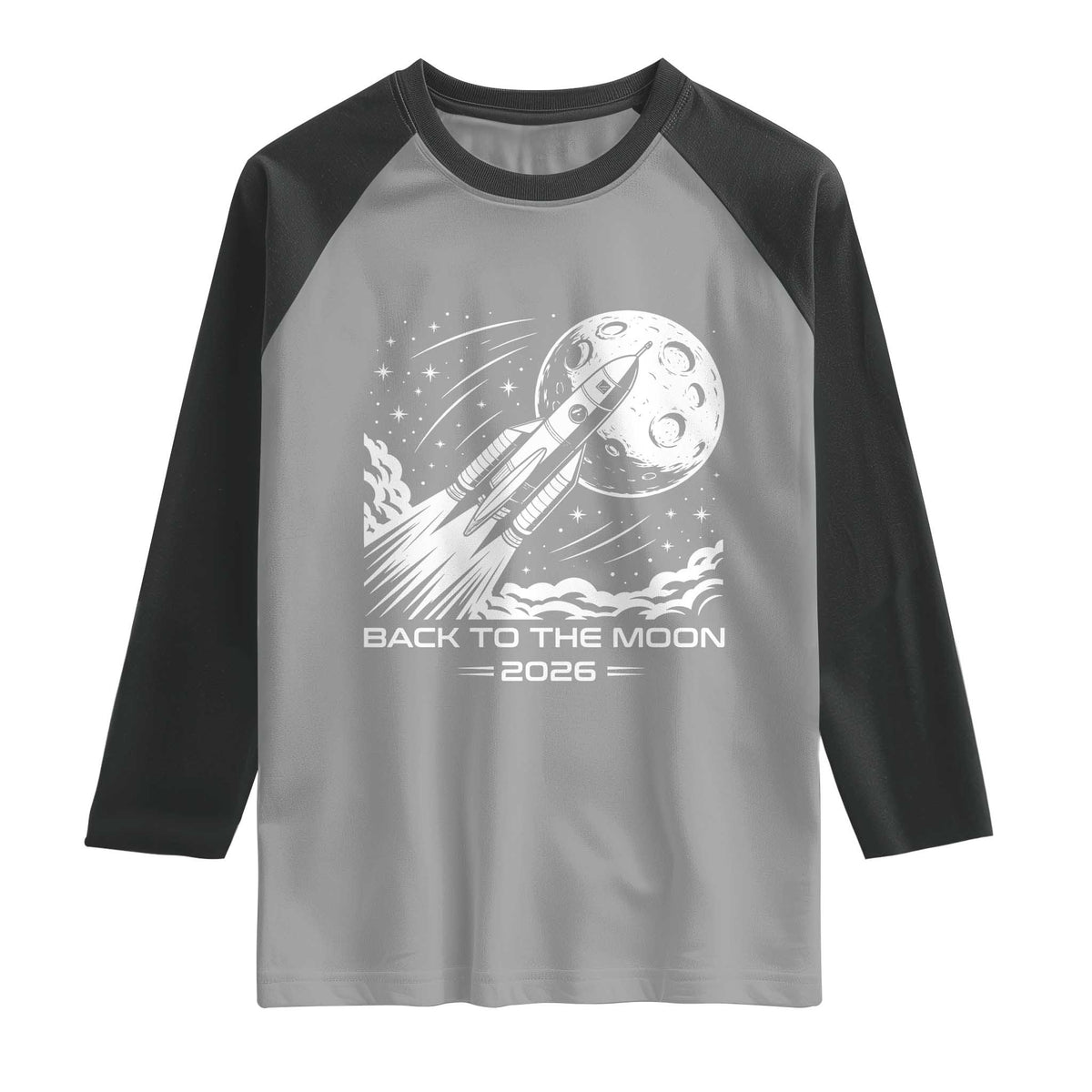 Back To The Moon Raglan Shirt Space Exploration Moon Journey 2026