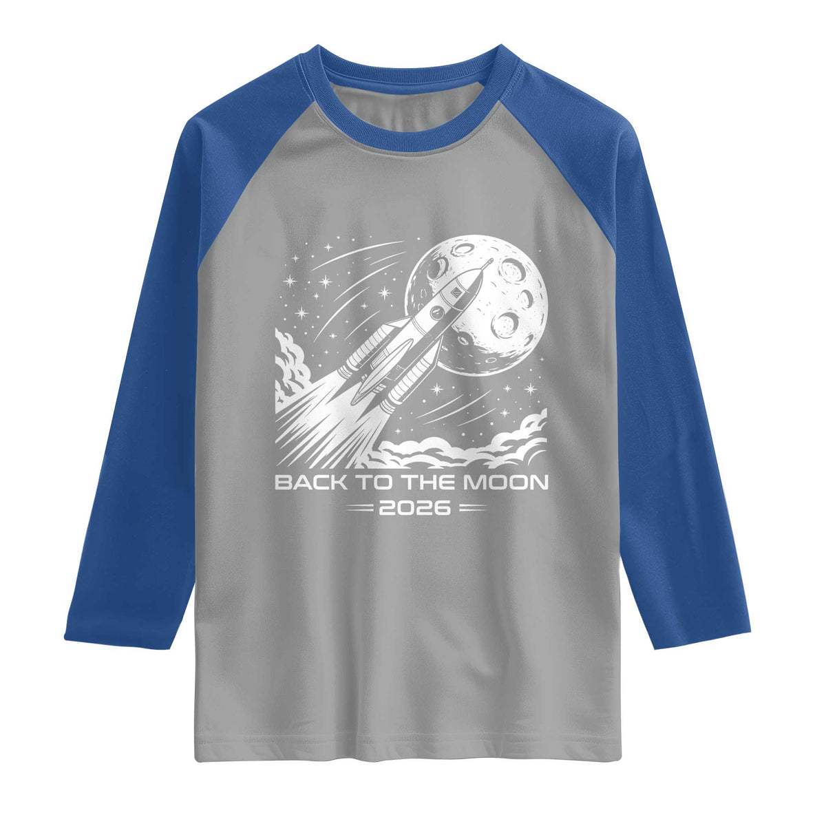 Back To The Moon Raglan Shirt Space Exploration Moon Journey 2026
