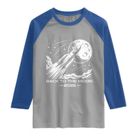 Back To The Moon Raglan Shirt Space Exploration Moon Journey 2026