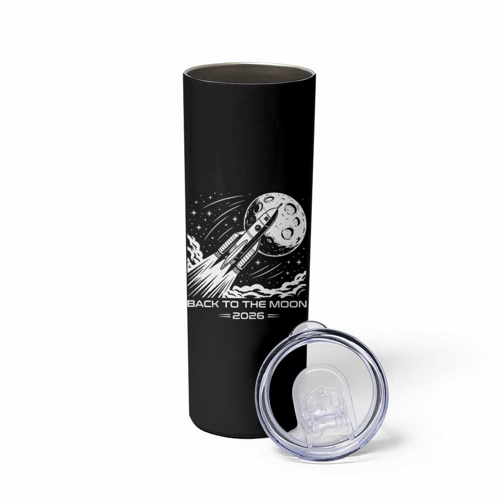 Back To The Moon Skinny Tumbler Space Exploration Moon Journey 2026