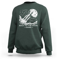 Back To The Moon Sweatshirt Space Exploration Moon Journey 2026