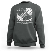 Back To The Moon Sweatshirt Space Exploration Moon Journey 2026