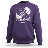 Back To The Moon Sweatshirt Space Exploration Moon Journey 2026