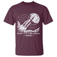 Back To The Moon T Shirt Space Exploration Moon Journey 2026