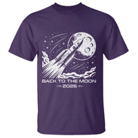 Back To The Moon T Shirt Space Exploration Moon Journey 2026