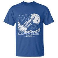 Back To The Moon T Shirt Space Exploration Moon Journey 2026
