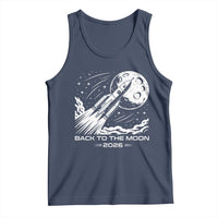 Back To The Moon Tank Top Space Exploration Moon Journey 2026