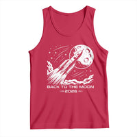 Back To The Moon Tank Top Space Exploration Moon Journey 2026