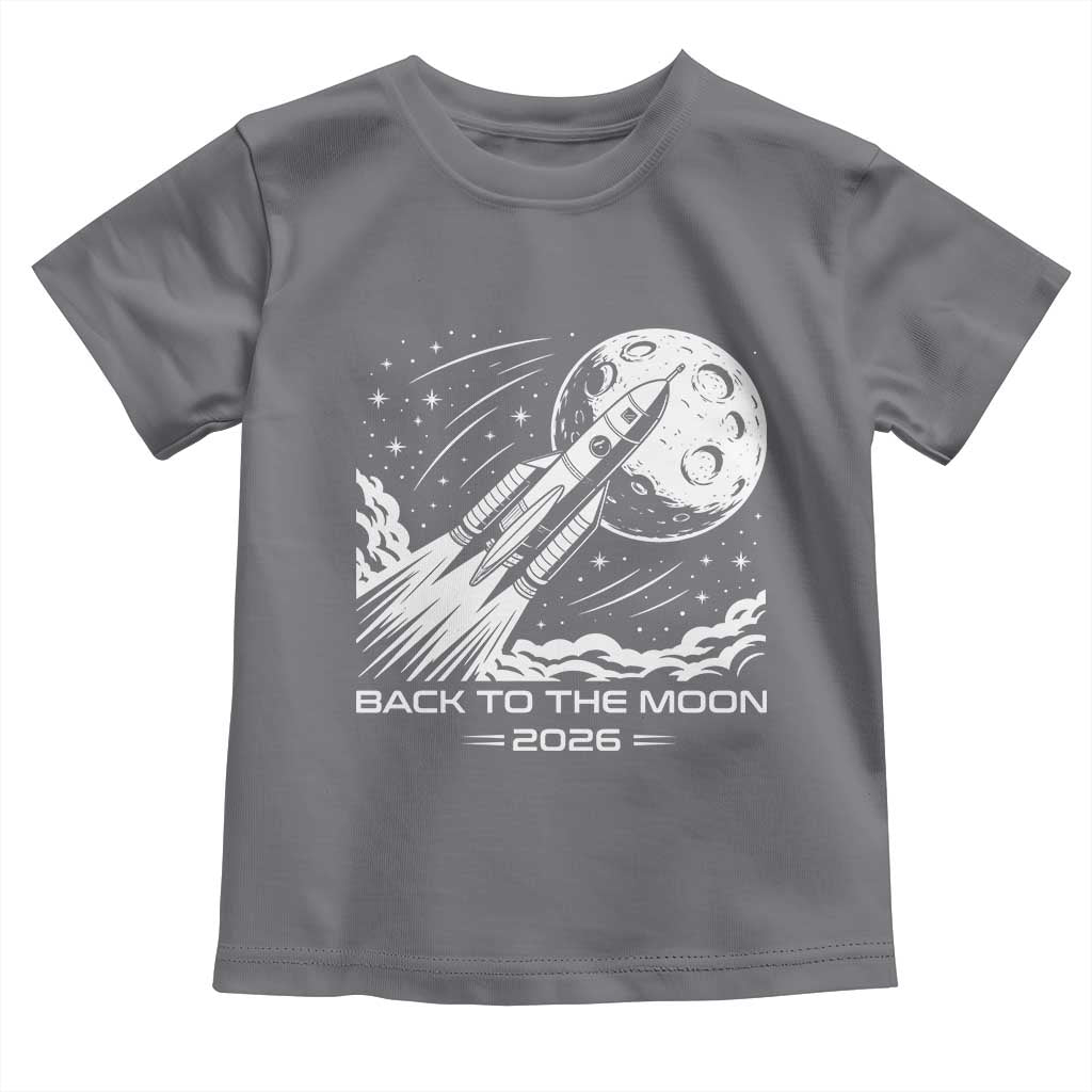 Back To The Moon Toddler T Shirt Space Exploration Moon Journey 2026