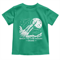 Back To The Moon Toddler T Shirt Space Exploration Moon Journey 2026