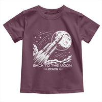 Back To The Moon Toddler T Shirt Space Exploration Moon Journey 2026