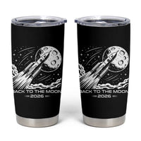 Back To The Moon Tumbler Cup Space Exploration Moon Journey 2026