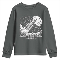 Back To The Moon Youth Sweatshirt Space Exploration Moon Journey 2026