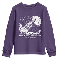 Back To The Moon Youth Sweatshirt Space Exploration Moon Journey 2026