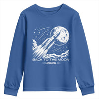 Back To The Moon Youth Sweatshirt Space Exploration Moon Journey 2026