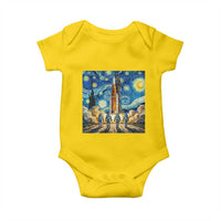 Lunar Mission Astronaut Starry Night Baby Onesie Space Lover Gift
