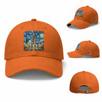 Lunar Mission Astronaut Starry Night Baseball Cap Space Lover Gift