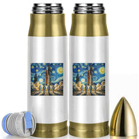 Lunar Mission Astronaut Starry Night Bullet Tumbler Space Lover Gift
