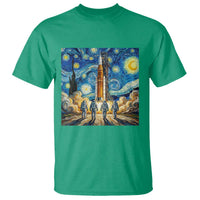 Lunar Mission Astronaut Starry Night T Shirt Space Lover Gift