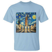 Lunar Mission Astronaut Starry Night T Shirt Space Lover Gift