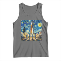Lunar Mission Astronaut Starry Night Tank Top Space Lover Gift