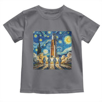 Lunar Mission Astronaut Starry Night Toddler T Shirt Space Lover Gift