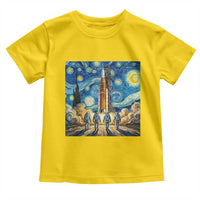 Lunar Mission Astronaut Starry Night Toddler T Shirt Space Lover Gift
