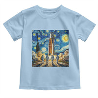 Lunar Mission Astronaut Starry Night Toddler T Shirt Space Lover Gift