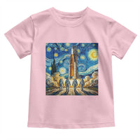 Lunar Mission Astronaut Starry Night Toddler T Shirt Space Lover Gift