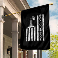 Patriotic American Pride Astronaut Lunar Mission Garden Flag Back To The Moon
