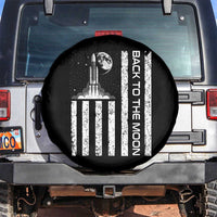 Patriotic American Pride Astronaut Lunar Mission Spare Tire Cover Back To The Moon